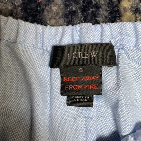 J. Crew Intimates & Sleepwear J Crew Pajama Shorts Light Blue Poshmark
